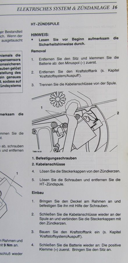 Zündspule WHB